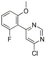 4-Chloro-6-(2-fluoro-6-methoxy-phenyl)-pyrimidine 结构式