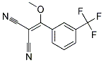 {methoxy[3-(trifluoromethyl)phenyl]methylidene}propanedinitrile 结构式