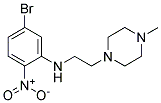 (5-Bromo-2-nitro-phenyl)-[2-(4-methyl-piperazin-1-yl)-ethyl]-amine 结构式