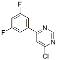 4-Chloro-6-(3,5-difluoro-phenyl)-pyrimidine 结构式