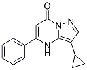 3-cyclopropyl-5-phenylpyrazolo[1,5-a]pyrimidin-7(4H)-one 结构式