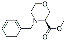 methyl 4-benzylmorpholine-3-(S)-carboxylate 结构式