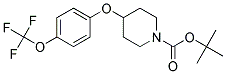 4-(4-Trifluoromethoxy-phenoxy)-piperidine-1-carboxylic acid tert-butyl ester 结构式
