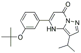 5-(3-tert-butoxyphenyl)-3-(1-methylethyl)pyrazolo[1,5-a]pyrimidin-7(4H)-one 结构式