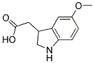 (5-methoxy-2,3-dihydro-1H-indol-3-yl)acetic acid 结构式