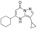 5-cyclohexyl-3-cyclopropylpyrazolo[1,5-a]pyrimidin-7(4H)-one 结构式