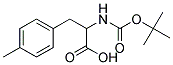 2-[(tert-butoxycarbonyl)amino]-3-(4-methylphenyl)propanoic acid 结构式