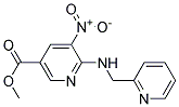 5-Nitro-6-[(pyridin-2-ylmethyl)-amino]-nicotinic acid methyl ester 结构式