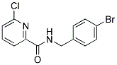 6-Chloro-pyridine-2-carboxylic acid 4-bromo-benzylamide 结构式