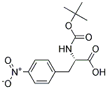 N-TERT-BUTOXYCARBONYL-4-NITROPHENYLALANINE 结构式