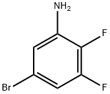 5-BROMO-2,3-DIFLUOROANILINE 结构式