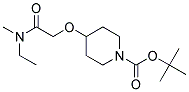 TERT-BUTYL 4-2-[ETHYL(METHYL)AMINO]-2-OXOETHOXYPYPERIDINE-1-CARBOXYLATE 结构式
