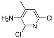 3-AMINO-2,6-DICHLORO-4-METHYLPYRIDINE 结构式