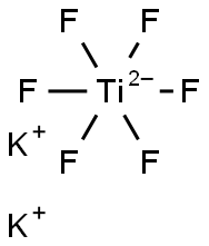 二鉀六氟化鈦 结构式