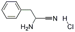 D,L-Alphaaminohydrocinnamonitrile. Hydrochloride 结构式