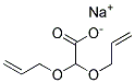 Bis(allyloxy)acetic acid, sodium salt 结构式