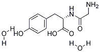 N-Glycyl-L-tyrosine dihydrate 结构式