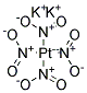 Potassium tetranitroplatinate 结构式