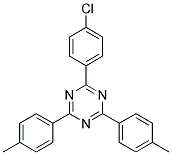 2-(P-CHLOROPHENYL)-4,6-DI(P-TOLYL)-1,3,5-TRIAZINE 结构式