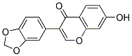 3-(1,3-BENZODIOXOL-5-YL)-7-HYDROXY-4-CHROMENONE 结构式