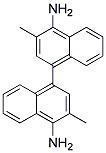 3,3'-DIMETHYL-1,1'-BINAPHTHYL-4,4'-DIAMINE 结构式