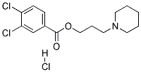 3-PIPERIDINOPROPYL3,4-DICHLOROBENZOATEHYDROCHLORIDE 结构式