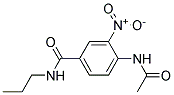 4-ACETAMIDO-3-NITRO-N-PROPYLBENZAMIDE 结构式