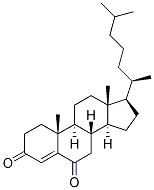 4-CHOLESTENE-3,6-DIONE 结构式