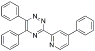 5,6-DIPHENYL-3-(4-PHENYL-2-PYRIDYL)-1,2,4-TRIAZINE 结构式