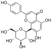 8-(B-D-GLUCOPYRANOSYL)-5,7-DIHYDROXY-2-(P-HYDROXYPHENYL)-4-CHROMENONE 结构式