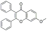 7-METHOXY-2,3-DIPHENYL-4H-CHROMEN-4-ONE 结构式