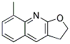 8-METHYL-2,3-DIHYDROFURO(2,3-B)QUINOLINE 结构式