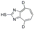 CHCLOHEPTA(D)IMIDAZOLE-4,8-D2-2-THIOL 结构式