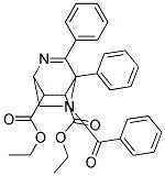 DIETHYL5-BENZOYL-3,4-DIPHENYL-2,5-DIAZABICYCLO(2.2.2)OCT-2-ENE-7,8-DICARBOXYLATE 结构式