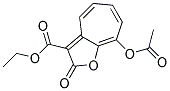ETHYL8-ACETOXY-2-OXO-2H-CYCLOHEPTA(B)FURAN-3-CARBOXYLATE 结构式