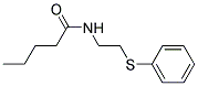 N-(2-(PHENYLTHIO)ETHYL)VALERAMIDE 结构式