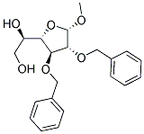 METHYL2,3-DI-O-BENZYL-A-D-GALACTOFURANOSIDE 结构式