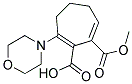 METHYL3-MORPHOLINO-2,7-CYCLOHEPTADIENE-1,2-DICARBOXYLATE 结构式