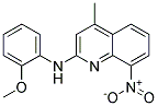 N-(O-METHOXYPHENYL)-4-METHYL-8-NITRO-2-QUINOLINAMINE 结构式