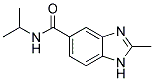 N-ISOPROPYL-2-METHYL-5-BEMZIMIDAZOLECARBOXAMIDE 结构式