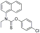 O-(P-CHLOROPHENYL)N-ETHYL-N-(1-NAPHTHYL)THIOCARBAMATE 结构式