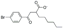P-BROMOPHENACYLOCTANOATE 结构式