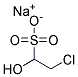 SODIUM2-CHLORO-1-HYDROXY-1-ETHANESULFONATE 结构式
