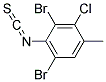 3-Chloro-2,6-dibromo-4-methylphenylisothiocyanate 结构式