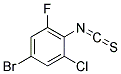 4-BROMO-2-CHLORO-6-FLUOROPHENYLISOTHIOCYANATE 结构式