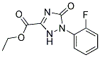 Ethyl1-(2-fluorophenyl)-2,5-dihydro-5-oxo-1H-1,2,4-triazole-3-carboxylate 结构式