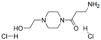 3-Amino-1-[4-(2-hydroxy-ethyl)-piperazin-1-yl]-propan-1-onedihydrochloride 结构式