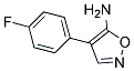 4-(4-Fluoro-phenyl)-isoxazol-5-ylamine 结构式