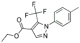 Ethyl1-p-Tolyl-5-trifluoromethyl-1H-pyrazole-4-carboxylate 结构式