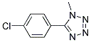 5-(4-Chlorophenyl)-1-methyl-1H-1,2,3,4-tetrazole 结构式